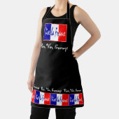 Tablier Vive La France Pain Vin Fromage Dégustation De Vin (Insitu)