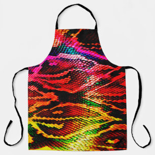 Tablier Vivid colorful pattern design made with abstract a