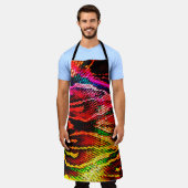 Tablier Vivid colorful pattern design made with abstract a (Porté)
