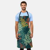 Tablier Vivid Coral Forest - Apron (Porté)