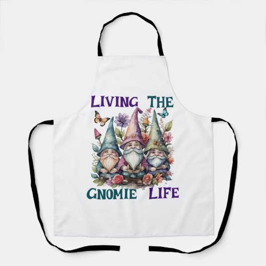 Tablier Vivre La Vie Gnome (Recto)