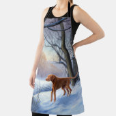 Tablier Vizla Laisser neiger Noël (Insitu)