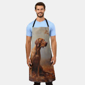 Tablier Vizsla à l'automne Feuilles automne Inspire (Porté)