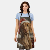 Tablier Vizsla de Noël Fête (Porté)