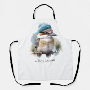 Tablier Vœux de Kookaburra d'hiver, personnalisé