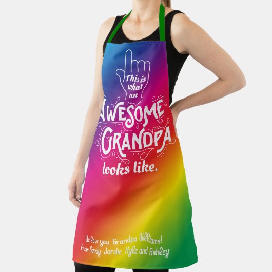 Tablier Voici À Quoi Ressemble Un Magnifique Grand-Père En (Insitu)