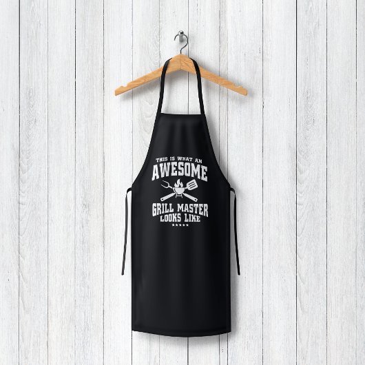Tablier Voici à quoi ressemble un superbe maître grill