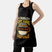 Tablier Voici mon costume d'Halloween simple (Insitu)