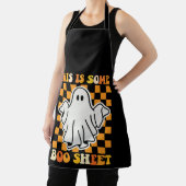 Tablier Voici Une Feuille De Boite Halloween Retro Ghost (Insitu)