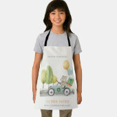 Tablier Voiture cadeau de ballon vert en tourbe Cute Aqua (Insitu)