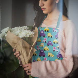 Tablier Voiture pour enfants colorée