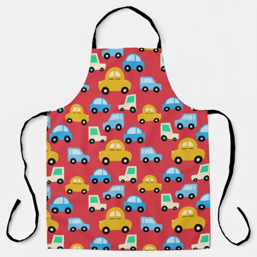 Tablier Voitures de caricature (Recto)