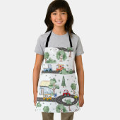 Tablier Voitures mignonnes en Ville Motif pour petits garç (Insitu)