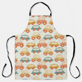 Tablier Voitures rétro plates (Recto)