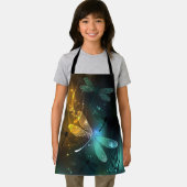 Tablier Vol de libellule verte lumineuse (Insitu)