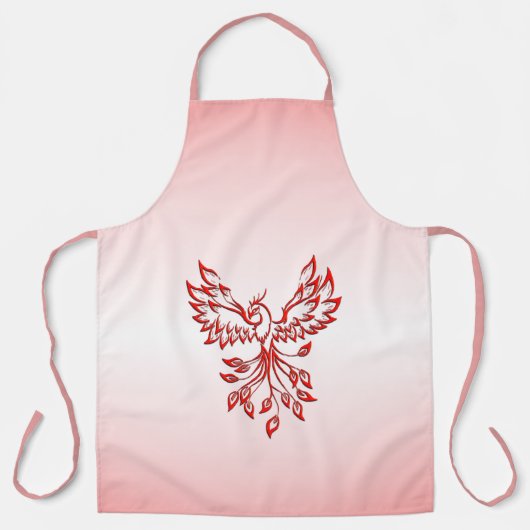 Tablier Vol d'un Phoenix Red (Recto)