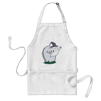 Tablier Vol heureux de fantôme de Halloween à côté de