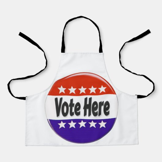 Tablier Vote ici (Recto)