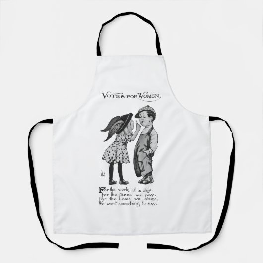 Tablier Votes Pour Les Femmes (Recto)