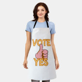 Tablier Votez oui (Porté)