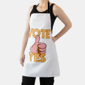 Tablier Votez oui (Insitu)