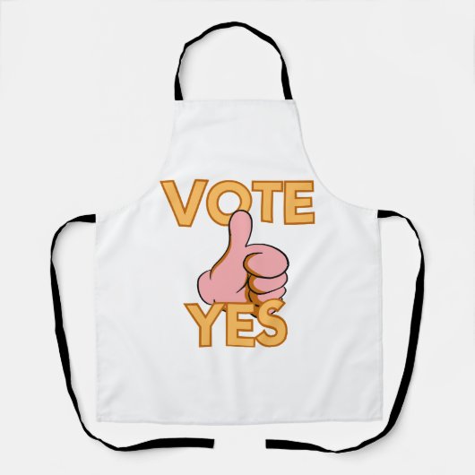 Tablier Votez oui (Recto)