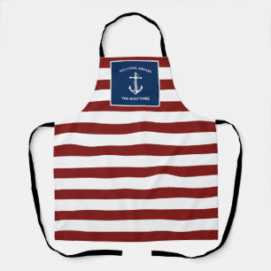 Tablier Votre Ancre de nom de bateau