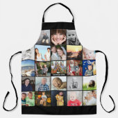 Tablier Votre année de vacances Collage photo (Recto)