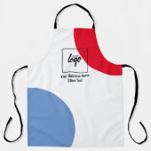Tablier Votre logo et votre texte d'entreprise (Recto)