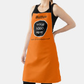 Tablier Votre Logo Neon Orange Website Yellow Business (Insitu)