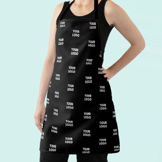 Tablier Votre logo | Remplacement simple d'un logo répétit