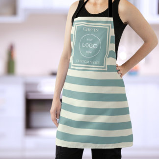 Tablier Votre logo restaurant bar chef serveur Apron