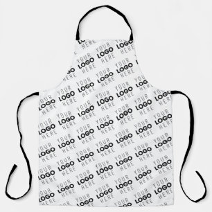 Tablier Votre logo simple motif diagonal répétitif