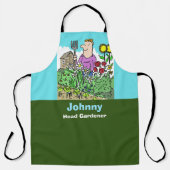 Tablier Votre Nom Choix. Chef Gardener (Recto)