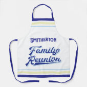 Tablier Votre Nom De Famille Réunion Monogramme (Recto)