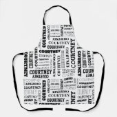 Tablier Votre nom (longueur moyenne) est partout (Recto)