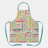 Tablier Votre nom (longueur moyenne) est partout (Recto)