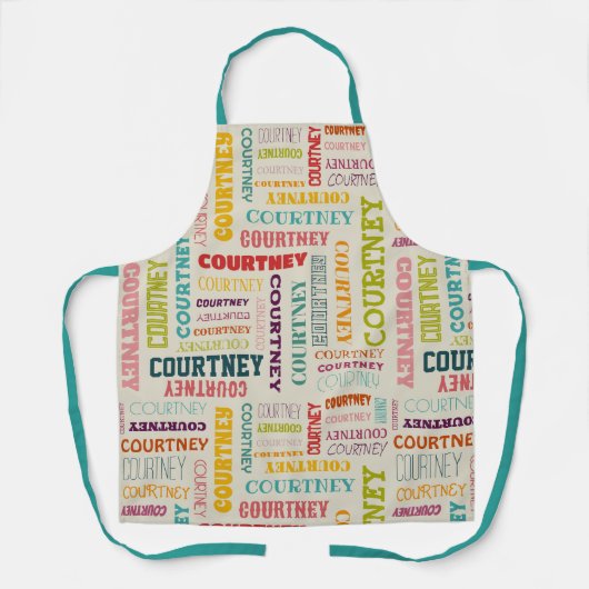 Tablier Votre nom (longueur moyenne) est partout (Recto)
