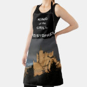 Tablier Votre photo, Roi du Grill, Nom (Insitu)