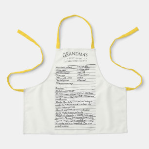 Tablier Votre Recette Couleur modifiable Apron enfant pers