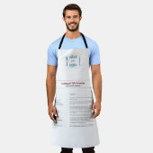 Tablier Votre recette végétalienne préférée Tout sur Impri (Porté)