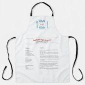 Tablier Votre recette végétalienne préférée Tout sur Impri (Recto)