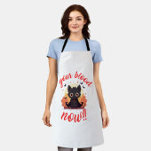 Tablier VOTRE SANG MAINTENANT ! ! - Vampire kitten (Porté)