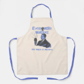 Tablier Votre vote compte Élection Bleu politique imprimé (Recto)