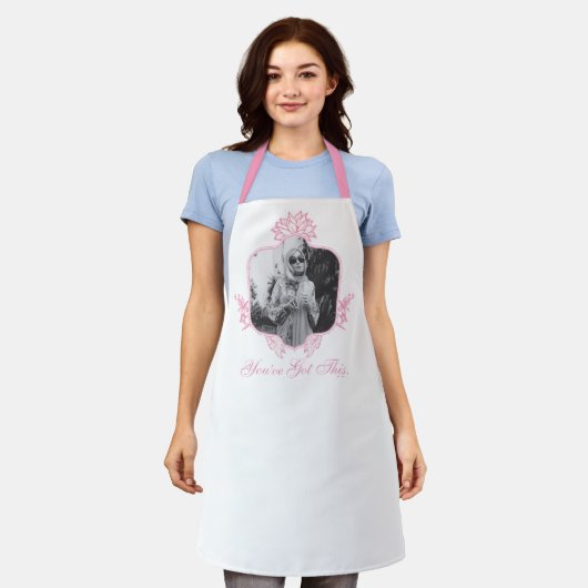 Tablier Vous avez ceci - Le Lotus Blanc (Porté)