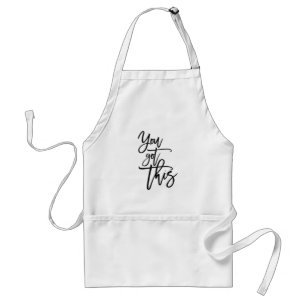Tablier Vous Avez Cette Citation Positive En Noir Script