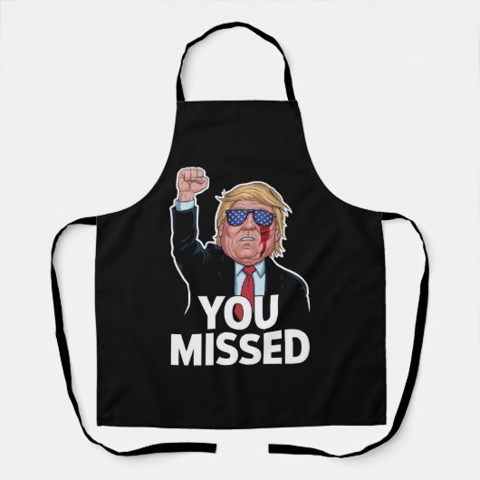 Tablier Vous avez manqué Donald Trump (Recto)