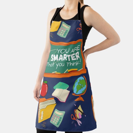 TABLIER VOUS ÊTES INTELLIGENT QUE VOUS PENSEZ, ENSEIGNANT, (Insitu)