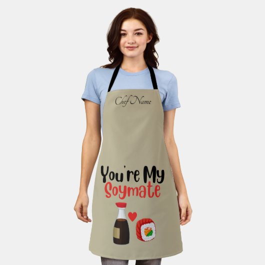 Tablier Vous êtes Mon Soymate, Soy (Porté)