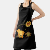 Tablier Vous êtes mon Sunshine tournesol Elephant Autisme (Insitu)